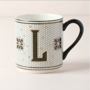 ❌SOLD❌ Tiled Margot Monogram Mug “L”